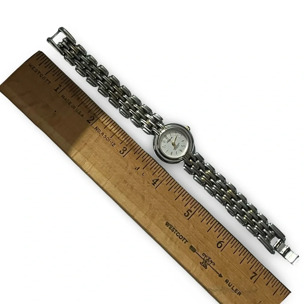 Vintage Lafayette Silver and Gold Two-Tone Watch